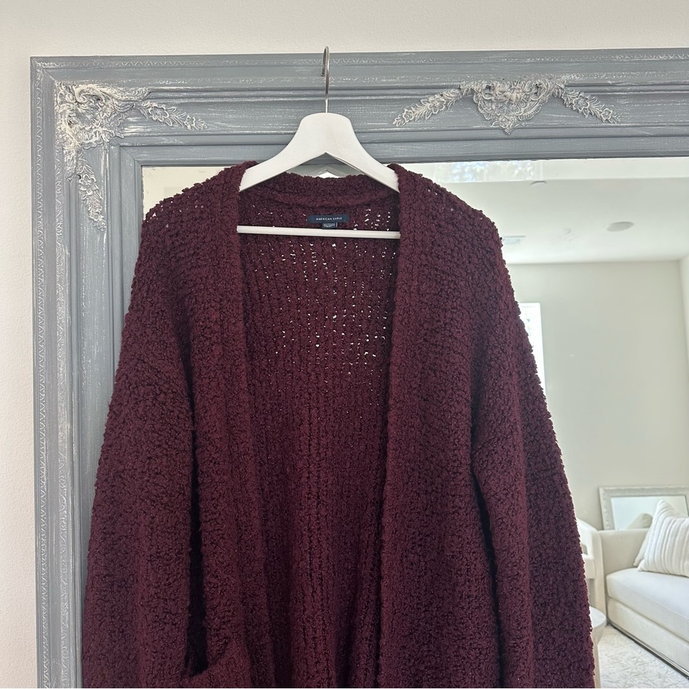 American Eagle Boucle Boyfriend Cardigan‎ XS - Picture 6 of 7